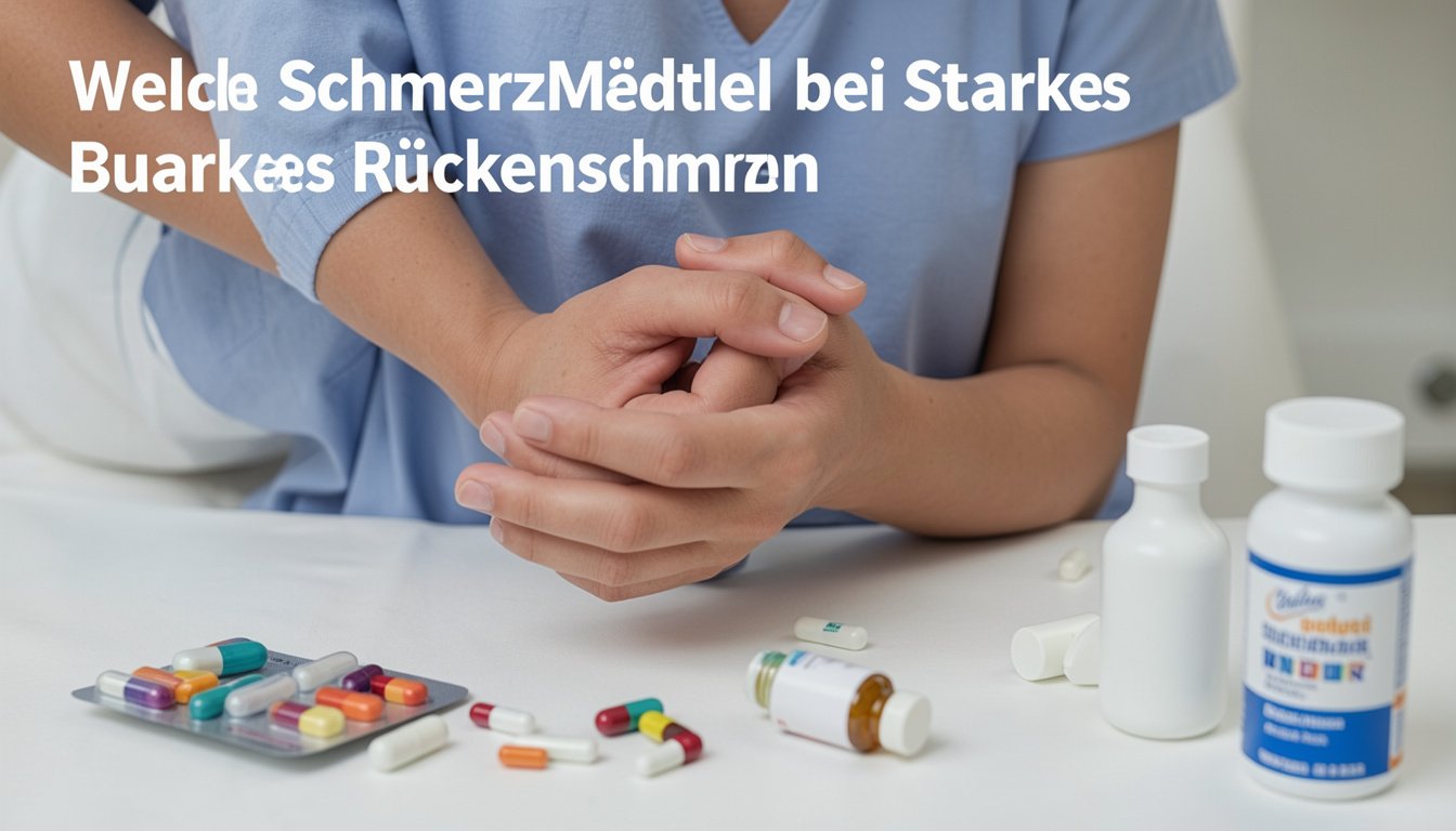 Welche Schmerzmittel bei starken Rückenschmerzen